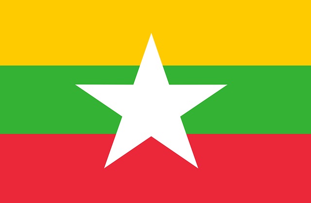 Moving to Myanmar flag