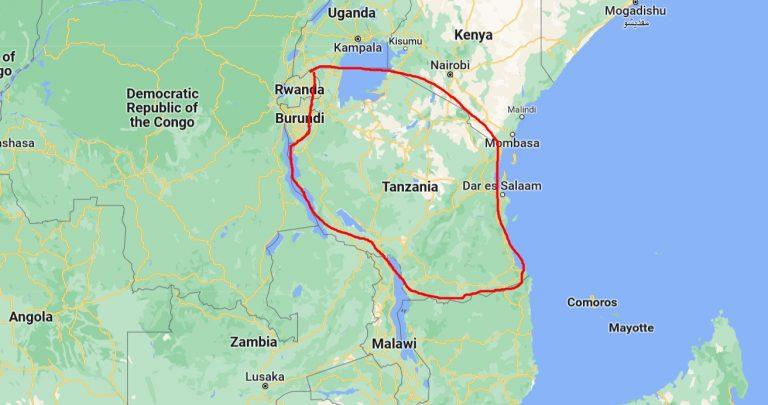 moving to tanzania map