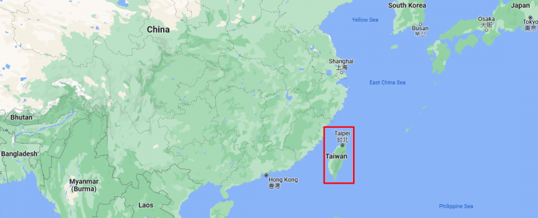 moving to taiwan map