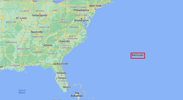 living in bermuda map
