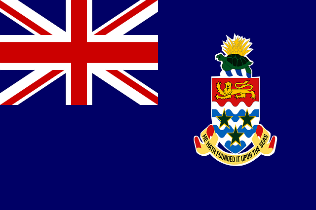 living in cayman islands flag