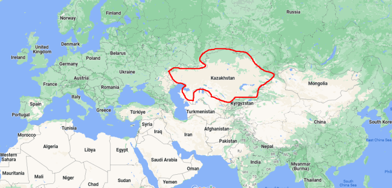 moving to kazakhstan map