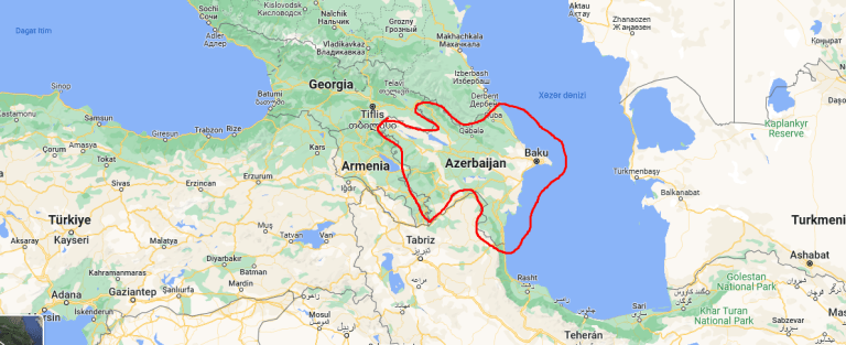 moving to azerbaijan map