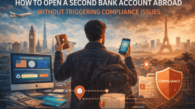 How to Open a Second Bank Account Abroad Without Triggering Compliance Issues