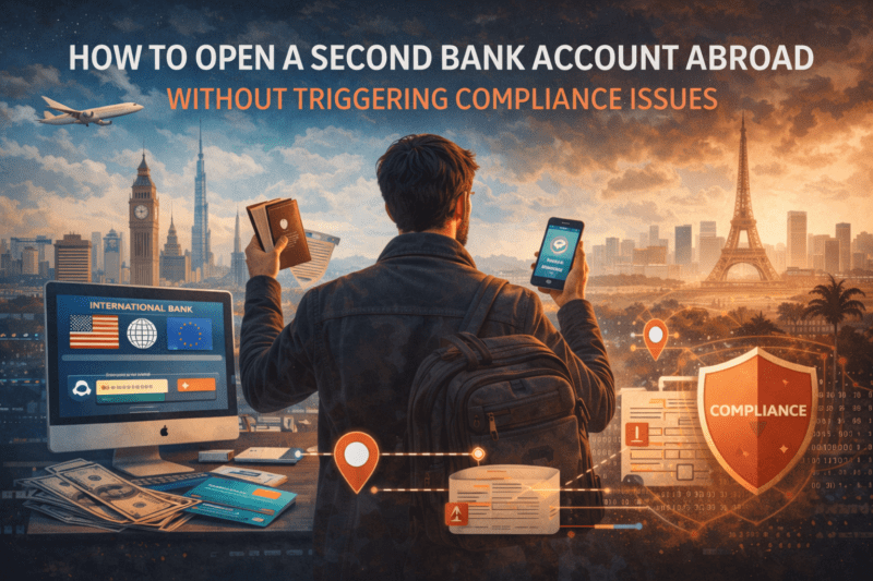 How to Open a Second Bank Account Abroad Without Triggering Compliance Issues
